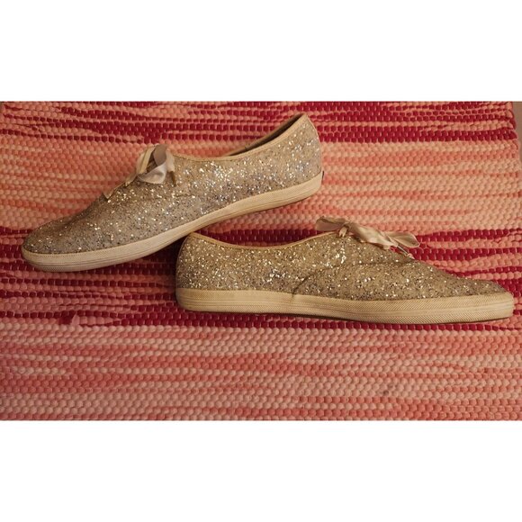 Keds For Kate Spade Champion Glitter Sneakers Size 11 - Picture 2 of 7